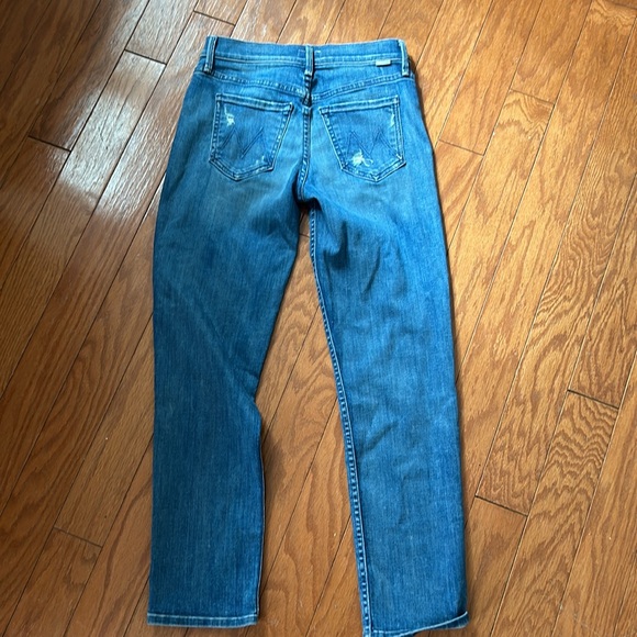 Mother denim jeans the dropout in graffiti girl wash size 23 - Picture 4 of 8